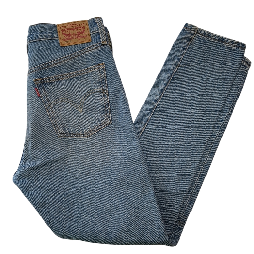 Levi's 501 Button Fly Skinny Jeans Size 27